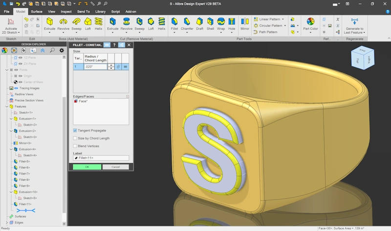 Alibre Design 29 DOCKABLE DIALOGS