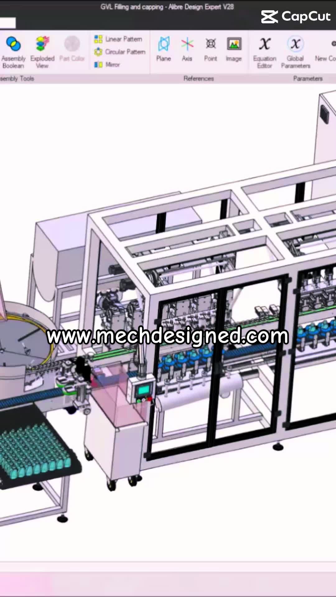 Automatic Bath Filling&Capping from idea to the real